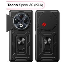 Чохол до мобільного телефона BeCover Military Tecno Spark 30 (KL6) Black (713541)