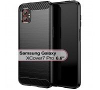 Чохол до мобільного телефона BeCover Carbon Series Samsung Galaxy XCover7 Pro SM-G766B Black (713559)