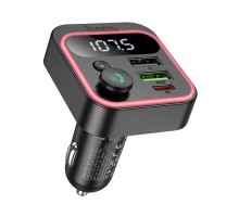 FM модулятор HOCO E85, Black, Box