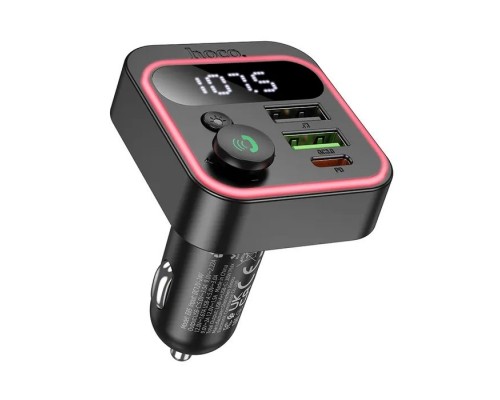 FM модулятор HOCO E85, Black, Box