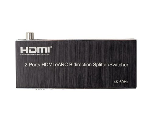 Розгалужувач PowerPlant 2 Ports HDMI eARC (CA914906)