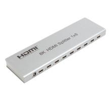Розгалужувач PowerPlant HDMI 1x8 8K (CA914678)