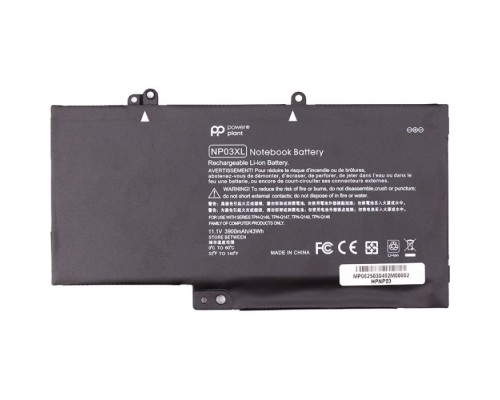Акумулятор до ноутбука HP Envy 15-U010DX (NP03XL) 11.1V 3900mAh PowerPlant (NB462483)