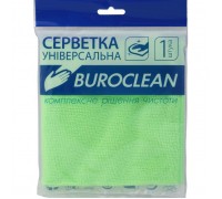 Серветки Buroclean universal microfiber, 30х30 cm, 1шт (10200122)