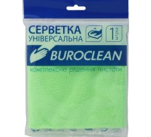 Серветки Buroclean universal microfiber, 30х30 cm, 1шт (10200122)