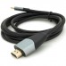 Кабель мультимедійний USB-C to HDMI M 1.8m 4K60Hz black Voltronic (YT-HDMI (M)-Type-C (M)-B)