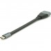Перехідник USB-C to HDMI F 0.18m black-gray Voltronic (Type-C(M)/HDMI(F)flat18cm)