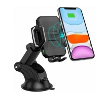 Універсальний автотримач Choetech 15W Fast Wireless Charger 4.7-7.2" (T521-F-101ACBK)