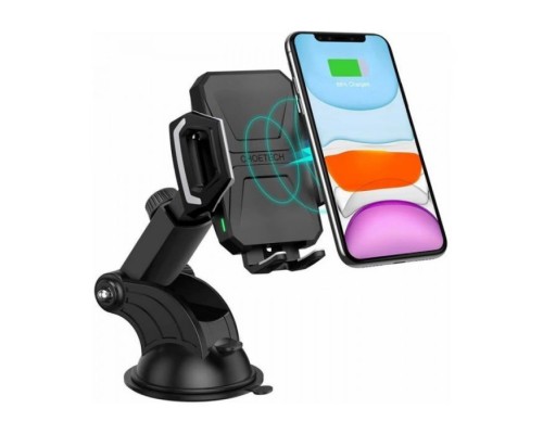 Універсальний автотримач Choetech 15W Fast Wireless Charger 4.7-7.2