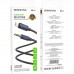 Кабель мультимедійний Lightning to 3.5mm M 1.0m silicone black BOROFONE (6941991114397)