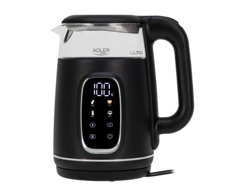Електрочайник Adler AD 1305 black silver