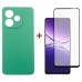 Чохол до мобільного телефона Dengos Oppo A5 Pro Case Soft + Glass (Mint) (DG-KM-153)