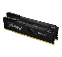 Модуль пам'яті для комп'ютера DDR4 16GB (2x8GB) 3200 MHz Black Kingston Fury (ex.HyperX) (KF432C16BBK2/16WP)