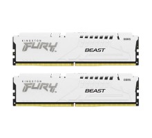 Модуль пам'яті для комп'ютера DDR5 32GB (2x16GB) 6000 MHz Beast White Kingston Fury (ex.HyperX) (KF560C36BWE2K2-32)