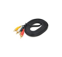 Кабель мультимедійний 3.5mm M to 3xRCA M 3.0m black Voltronic (YT-3.5(M)1.5/3хRCA(M)-3.0)