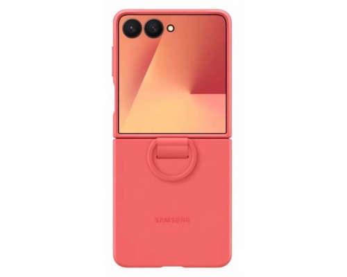 Чохол до мобільного телефона Samsung Silicone with Ring Galaxy Flip 7 Red (EF-PF766TREGUA)