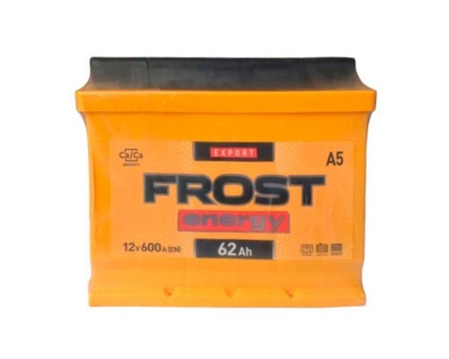 Акумулятор автомобільний FROST ENERGY 62Ah Ев (-/+) (600EN)