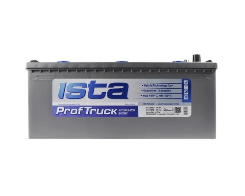 Акумулятор автомобільний Ista Prof Truck 190Ah бокова(+/-) (1250EN)