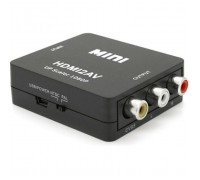 Перехідник HDMI F to 3xRCA F AV 720P/1080P black Voltronic (YT-CM-HDMI/AV-B)