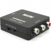 Перехідник HDMI F to 3xRCA F AV 720P/1080P black Voltronic (YT-CM-HDMI/AV-B)