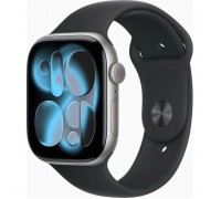 Смарт-годинник Apple Watch Series 11 GPS 46mm Space Grey Aluminium Case with Black Sport Band - M/L (MEV44RK/A)