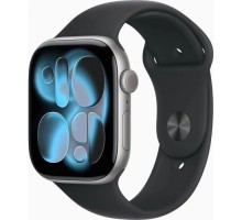 Смарт-годинник Apple Watch Series 11 GPS 46mm Space Grey Aluminium Case with Black Sport Band - M/L (MEV44RK/A)