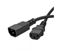 Кабель живлення C13 to C14 1.8m black ColorWay (CW-CBP087-BK)