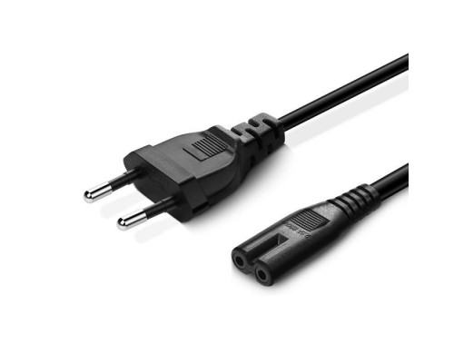 Кабель живлення C7 2m black ColorWay (CW-CBP085-BK)