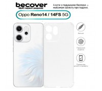 Чохол до мобільного телефона BeCover Anti-Shock Oppo Reno14 / 14FS 5G Clear (713816)