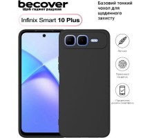 Чохол до мобільного телефона BeCover Silicone Infinix Smart 10 Plus (X6725B) Black (713764)