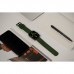 Смарт-годинник 2E Alpha SQ Music Edition 46mm Black-Green + ремінець сірий (2E-CWW40BKGN-WS)