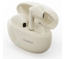 Навушники Choetech TWS Oval Beige (BH-T24-SK)