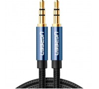 Кабель мультимедійний 3.5mm M to 3.5mm M 1.0m AV112 blue Ugreen (10685)