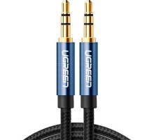 Кабель мультимедійний 3.5mm M to 3.5mm M 1.0m AV112 blue Ugreen (10685)