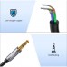 Кабель мультимедійний 3.5mm M to 3.5mm F 1.0m AV118 gray Ugreen (10592)
