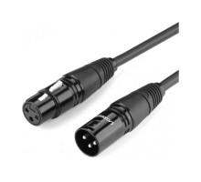 Кабель мультимедійний XLR M to XLR F 2.0m AV130 black Ugreen (20710)