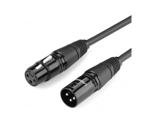 Кабель мультимедійний XLR M to XLR F 2.0m AV130 black Ugreen (20710)