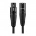 Кабель мультимедійний XLR M to XLR F 2.0m AV130 black Ugreen (20710)