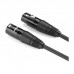 Кабель мультимедійний XLR M to XLR F 2.0m AV130 black Ugreen (20710)