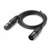 Кабель мультимедійний XLR M to XLR F 2.0m AV130 black Ugreen (20710)