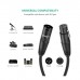 Кабель мультимедійний XLR M to XLR F 2.0m AV130 black Ugreen (20710)
