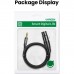 Кабель мультимедійний 3.5mm M to XLR F 2.0m AV182 black Ugreen (20244)