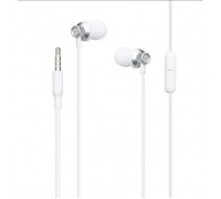 Навушники XO EP15 In-ear Metal Earphone 1.2 м White (6920680866175)