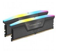 Модуль пам'яті для комп'ютера DDR5 96GB (2x48GB) 7200 MHz Vengeance RGB Black Corsair (CMH96GX5M2B7200C40)