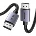 Кабель мультимедійний DisplayPort M to DisplayPort M 1.0m V1.4 8K60Hz DP120 black Ugreen (25903)