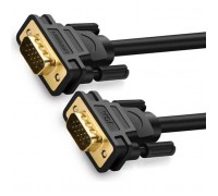Кабель мультимедійний VGA M to VGA M 1.0m VG101 black Ugreen (11673)