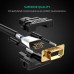 Кабель мультимедійний VGA M to VGA M 1.0m VG101 black Ugreen (11673)