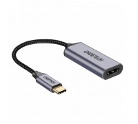 Перехідник USB-C to HDMI black Choetech (HUB-H10-V1)