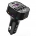 FM модулятор XO BCC17 Car Charger Smart Bluetooth Dual Port PD 30W Чорний (BCC17.black)