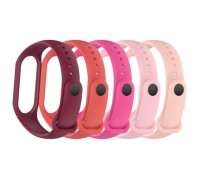 Ремінець до фітнес браслета Armorstandart комплект 5шт Xiaomi Mi Band 7/6/5 New Style Pink Punch (ARM75066)